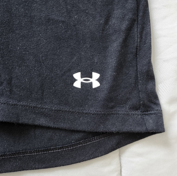 Project Rock Under Armour Hardest Worker In The Room Black T-Shirt Gym Large EUC - Picture 7 of 8